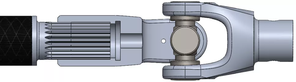 half shaft closeup